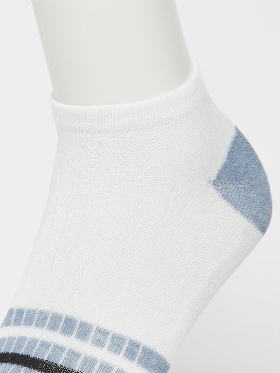 Set of 5 - Striped Detail Crew Socks