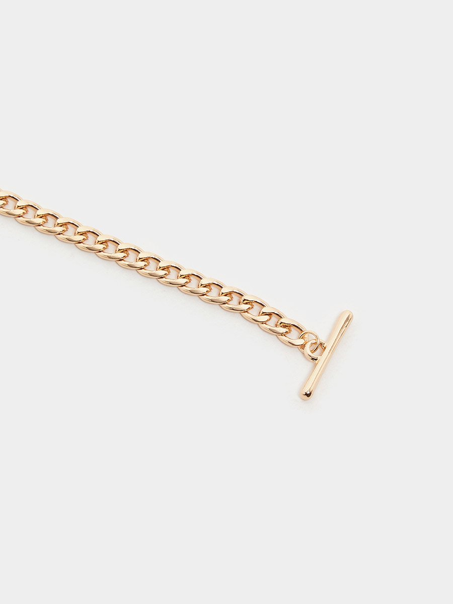 Stone Drop Chain Bracelet