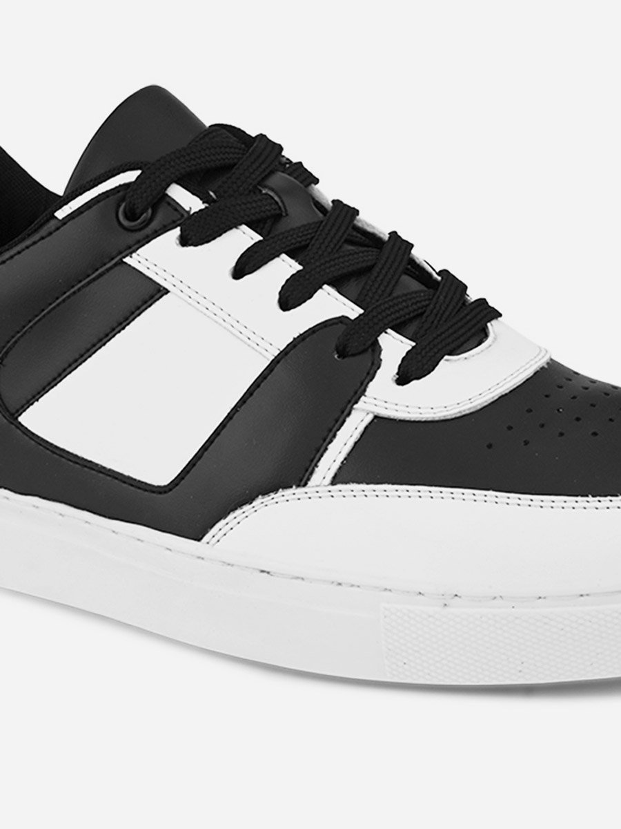 Skateboard Color Block Lace Up Sneakers