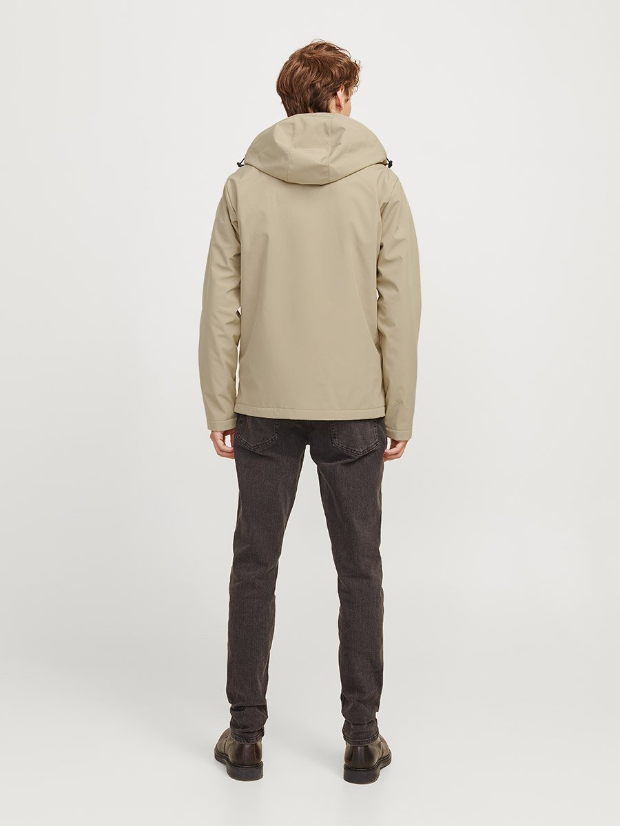 Contrast Zip Hooded Jacket