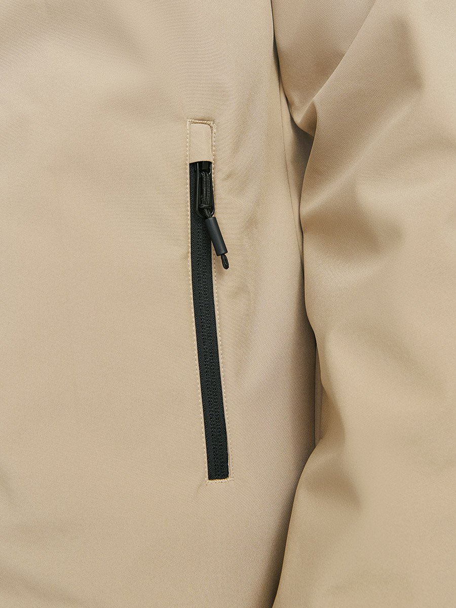 Contrast Zip Hooded Jacket