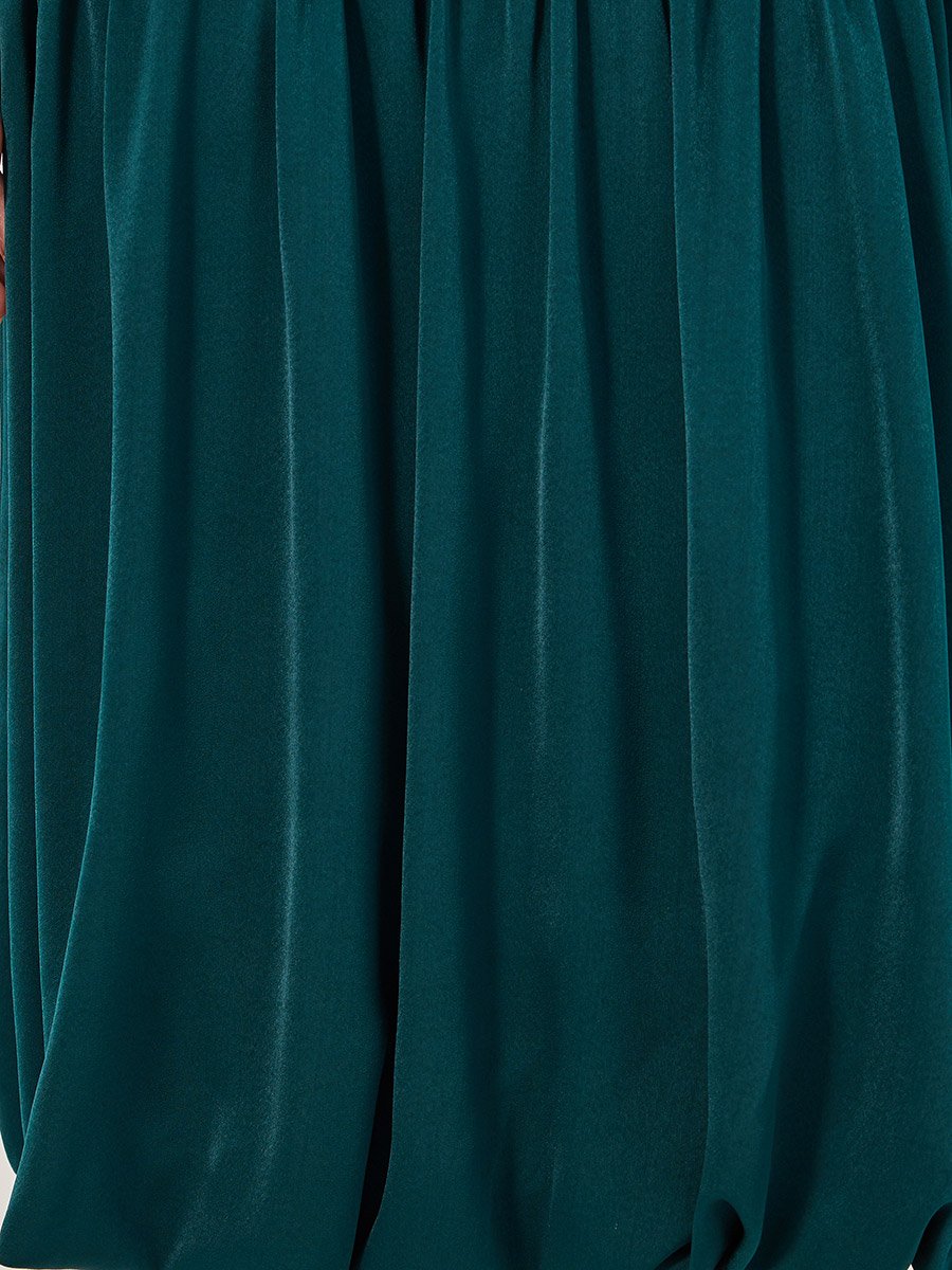 Sleeveless Square Neck Drop Waist A-Line Midi Dress