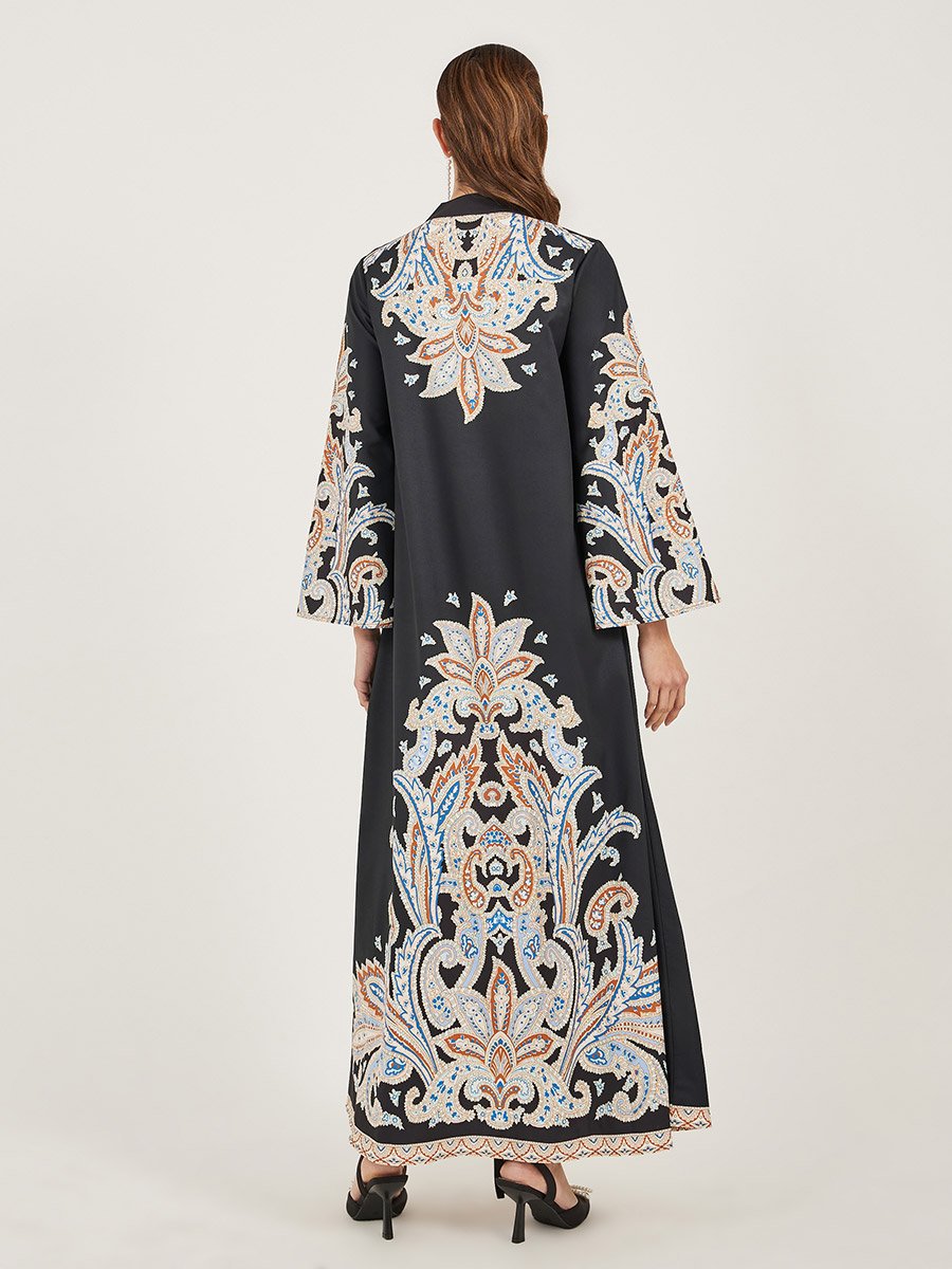Maxi Jalabiya with Digital Print