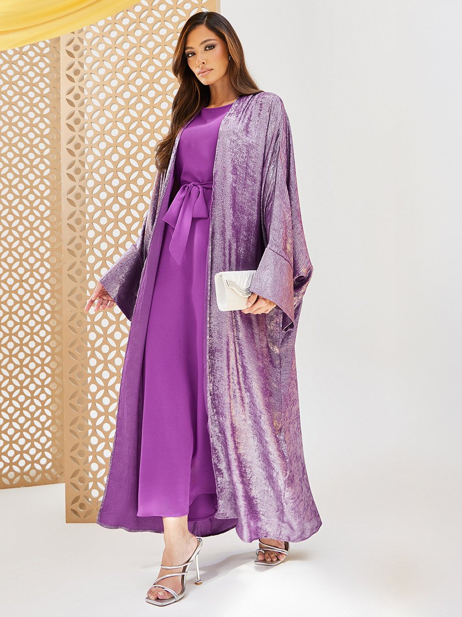 satin abaya slip dress Muslim Women Abaya Under Sleeveless Satin Inner Slip Dress Underdress