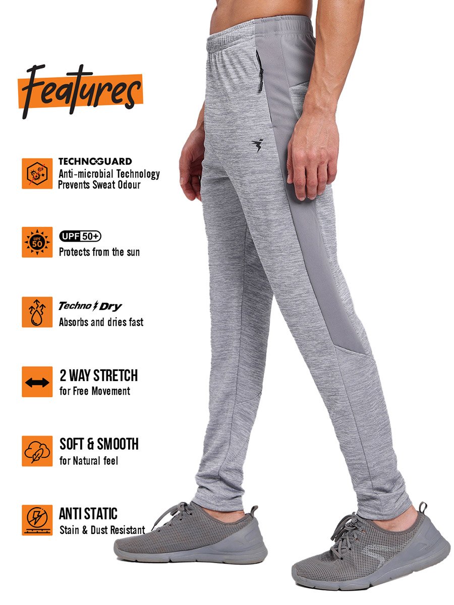 Logo Detail Track Pants with Zip Pockets