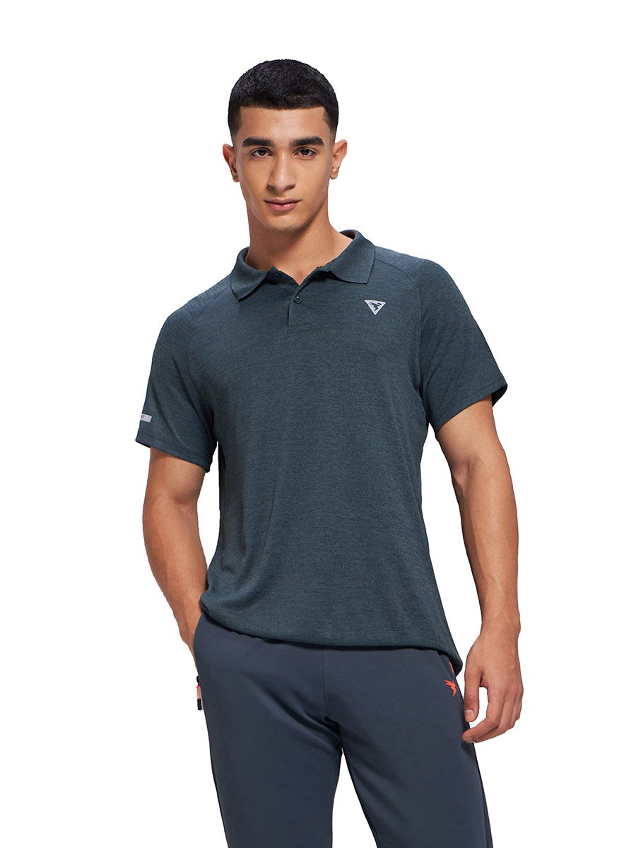 Solid Short Sleeve Polo T-Shirt