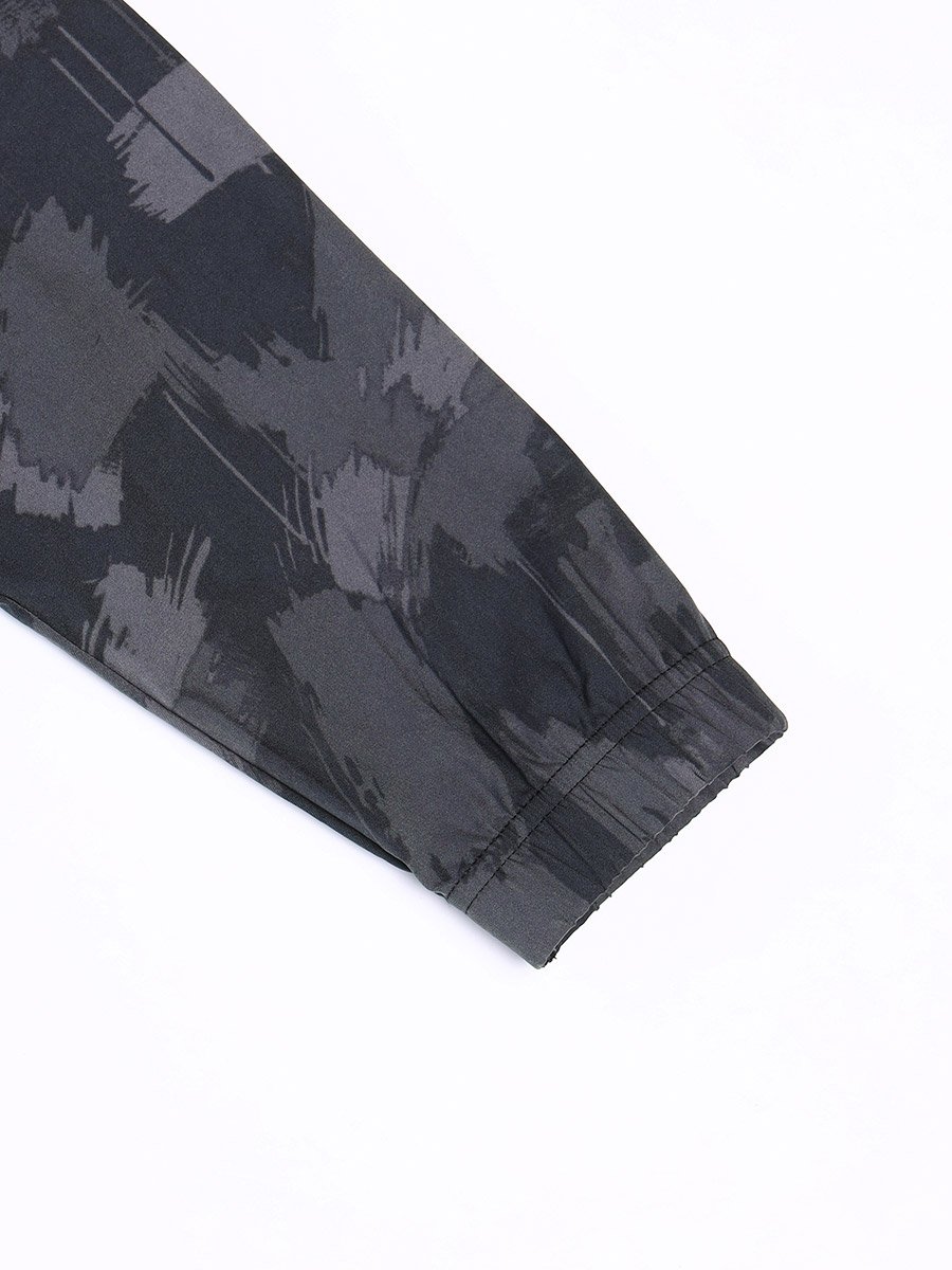 Abstract Printed 2-Way Stretch Jacket