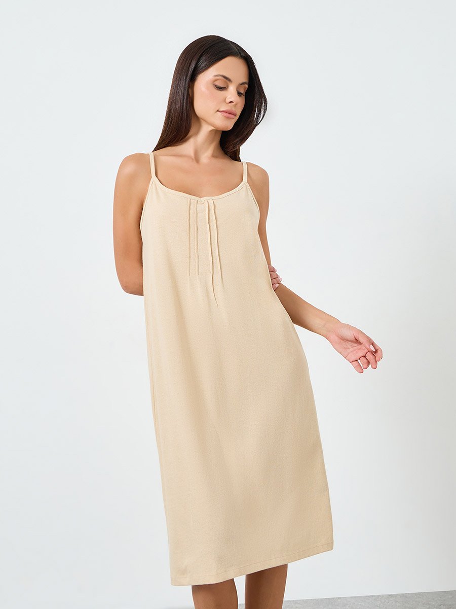 Pack of 2 - Solid and Striped Slip Dress