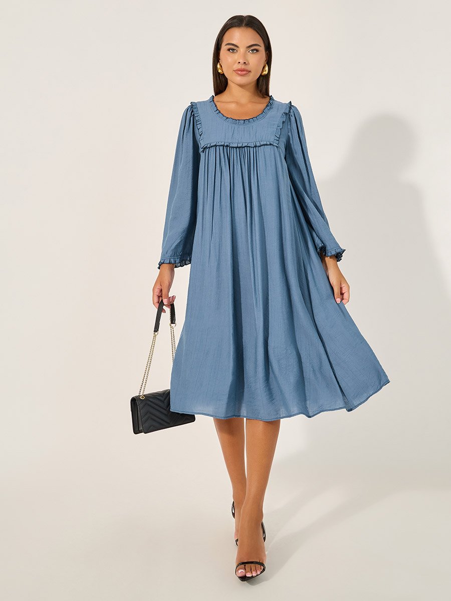 midi teal dress Rosalind Midi Dress in Teal