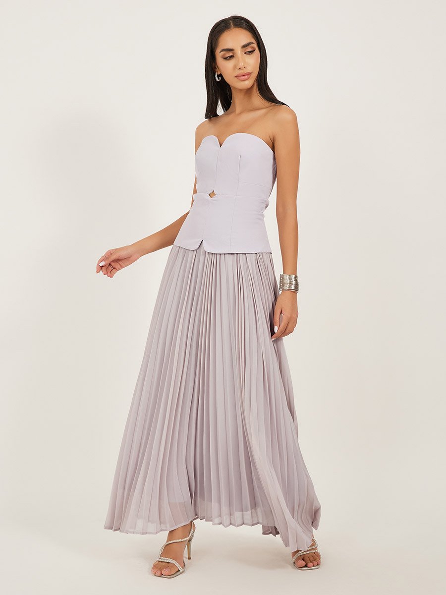 strapless open back dress A.L.C. Sienna Top main image 0