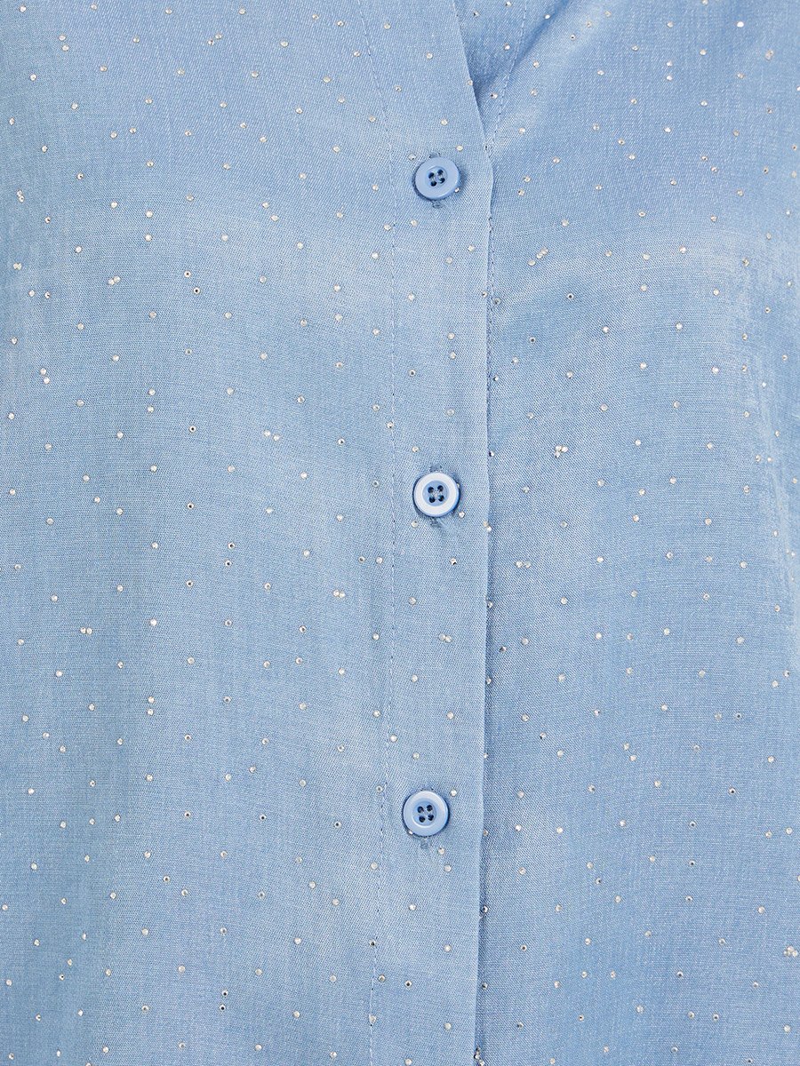 Embellished Spread Collar Regular Fit Shirt