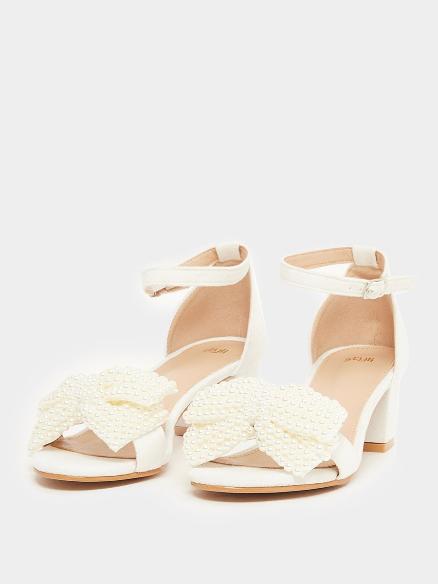 Embellished High Heel Sandals