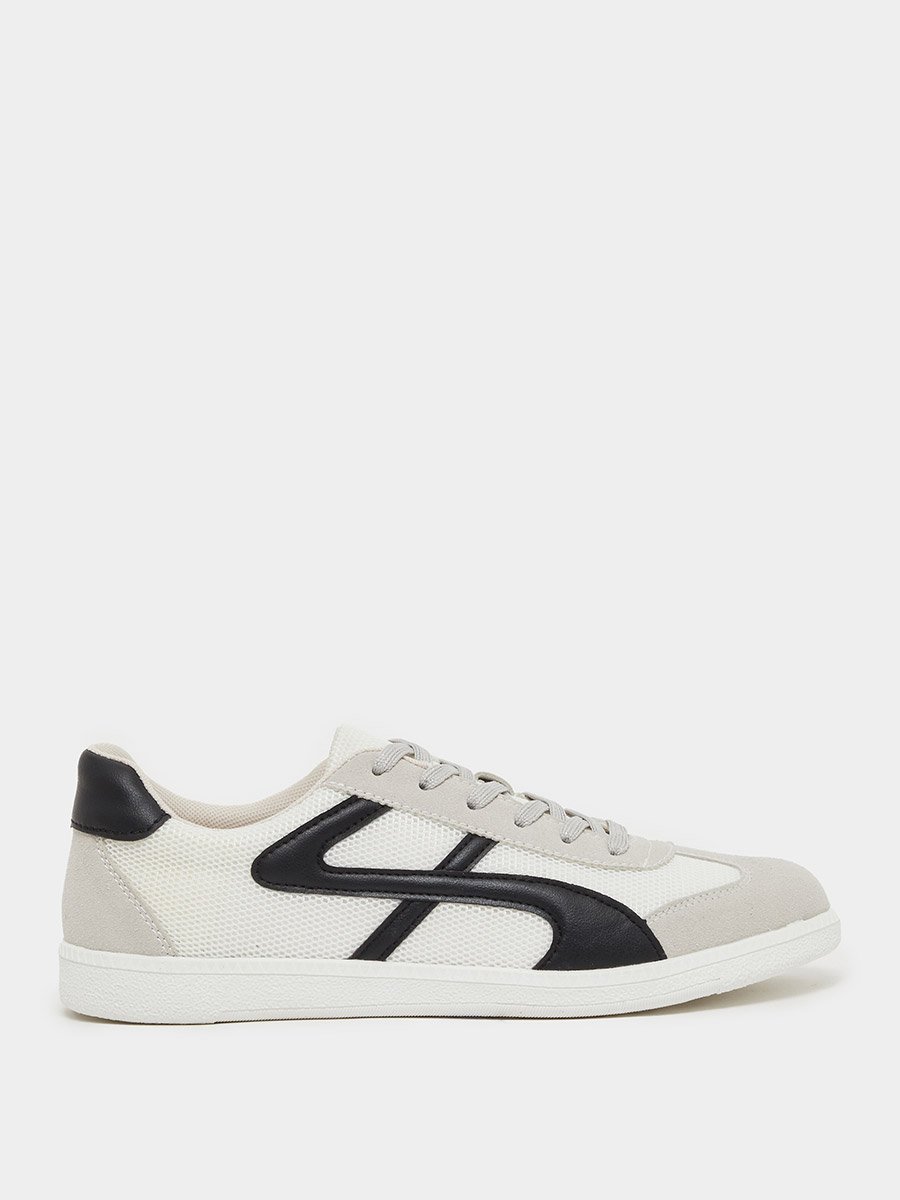 Color Block Lace Up Sneakers