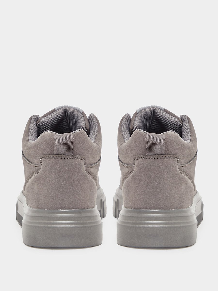 High Top Lace Up Platform Sole Sneakers