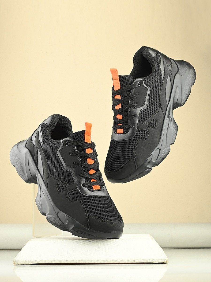 Chunky Sole Lace Up Sneakers