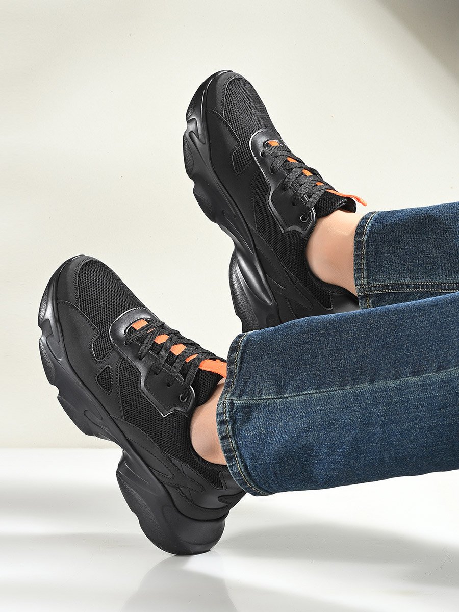 Chunky Sole Lace Up Sneakers