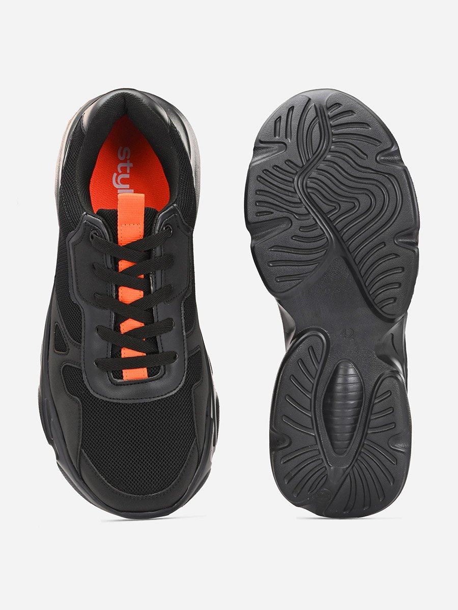 Chunky Sole Lace Up Sneakers