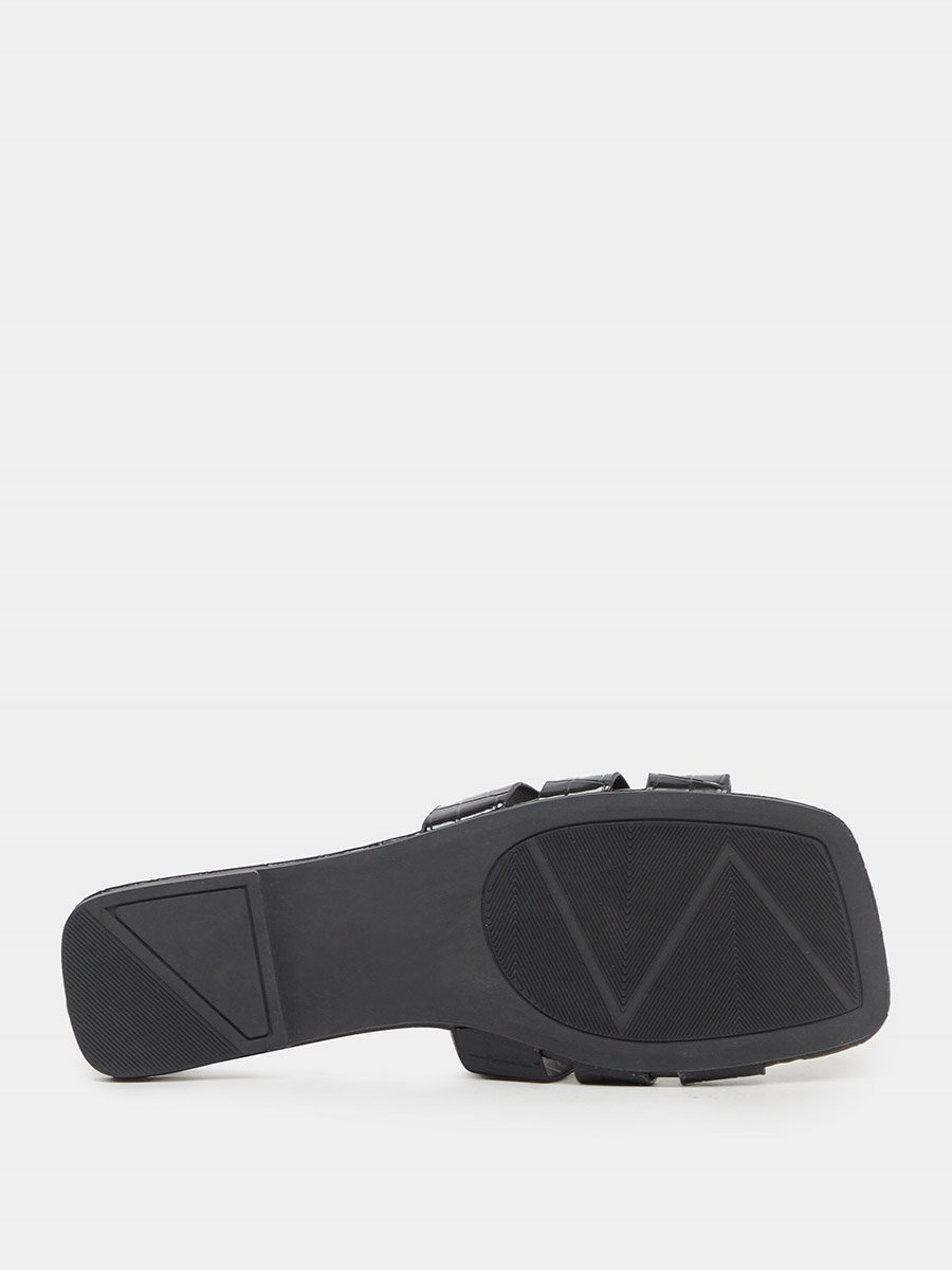 Strappy Slip on Flat Sandals