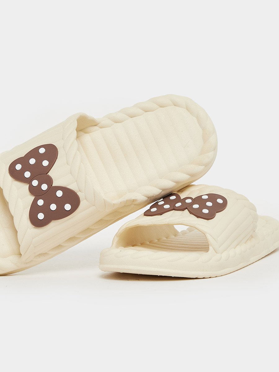 Bow Design Foam Slipper