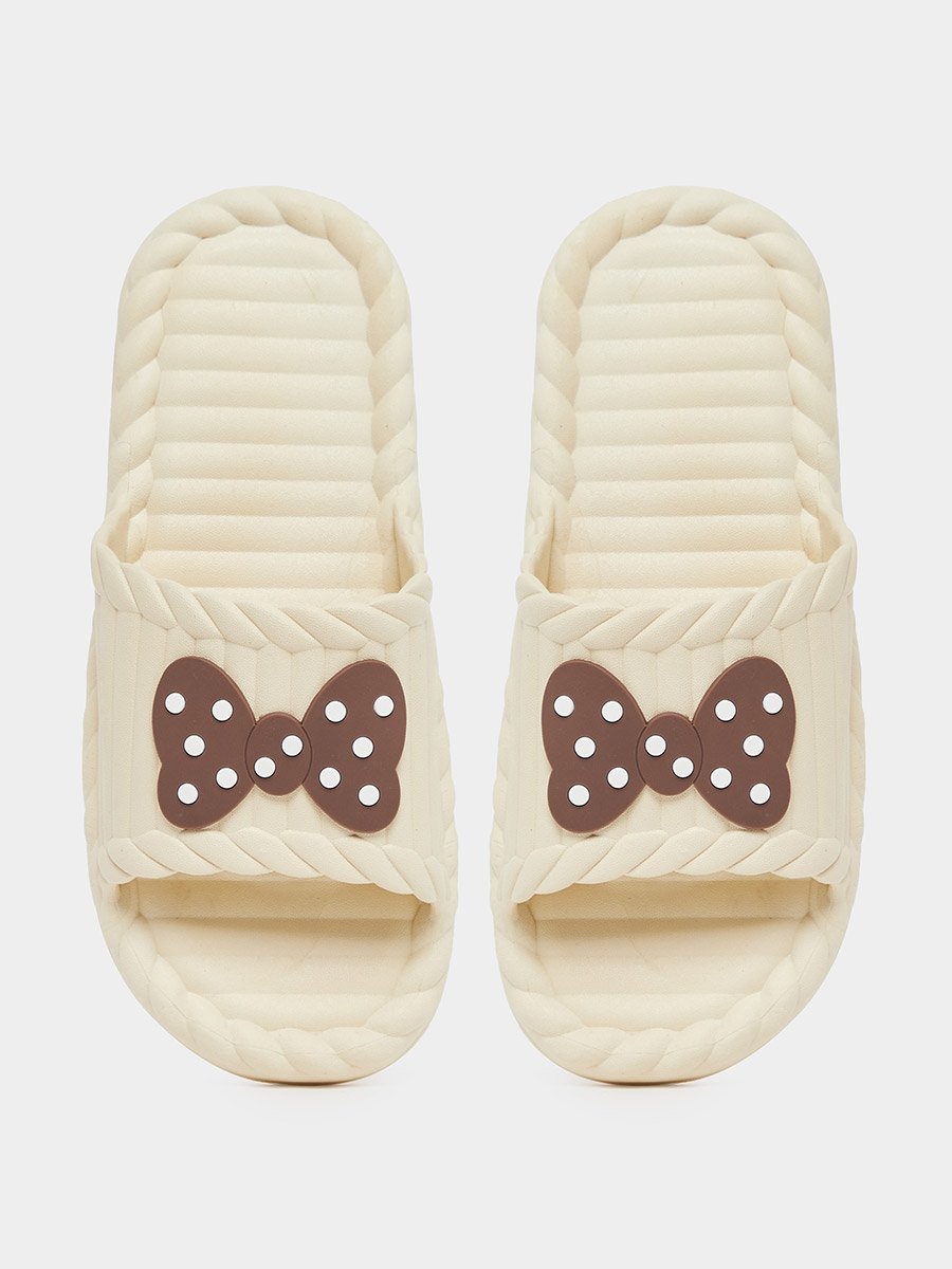 Bow Design Foam Slipper