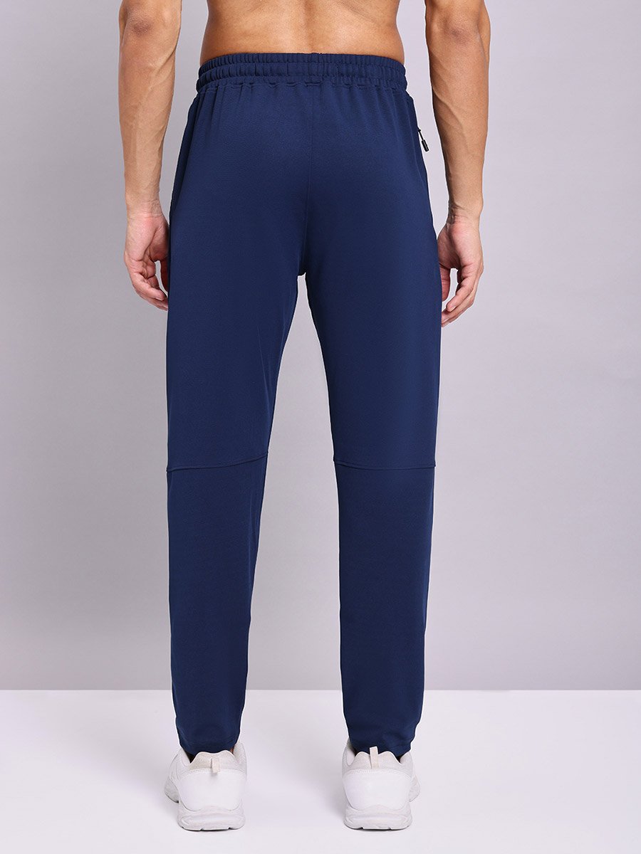 Solid 4-Way Stretch Track Pants