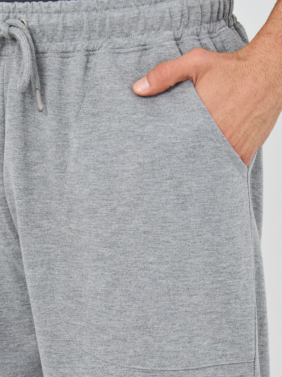 Oversized Fit Terry Joggers with Panel Pockets and Elasticated Cuffs