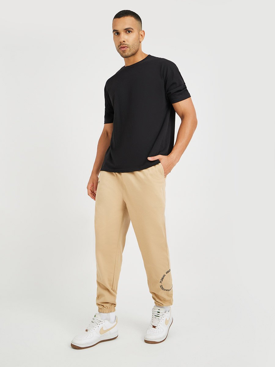 Printed Oversized Jogger with Drawstring