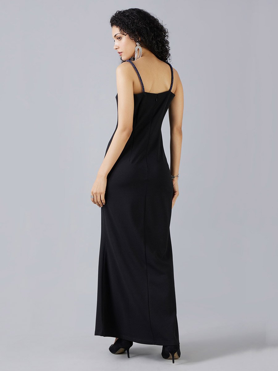 sachin and babi light blue dress Scoop-back sequin dress - Women
