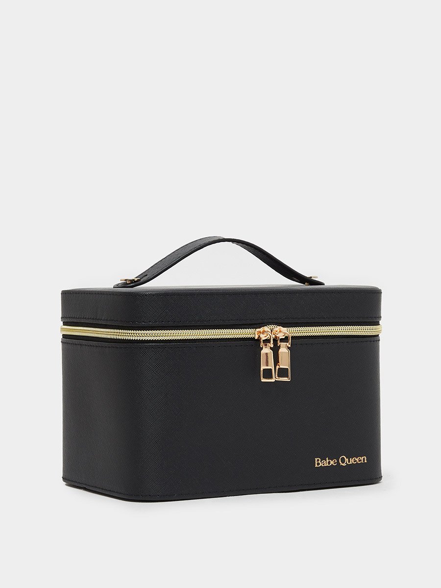 Logo Detail Zip-Around Washbag with Top Handle