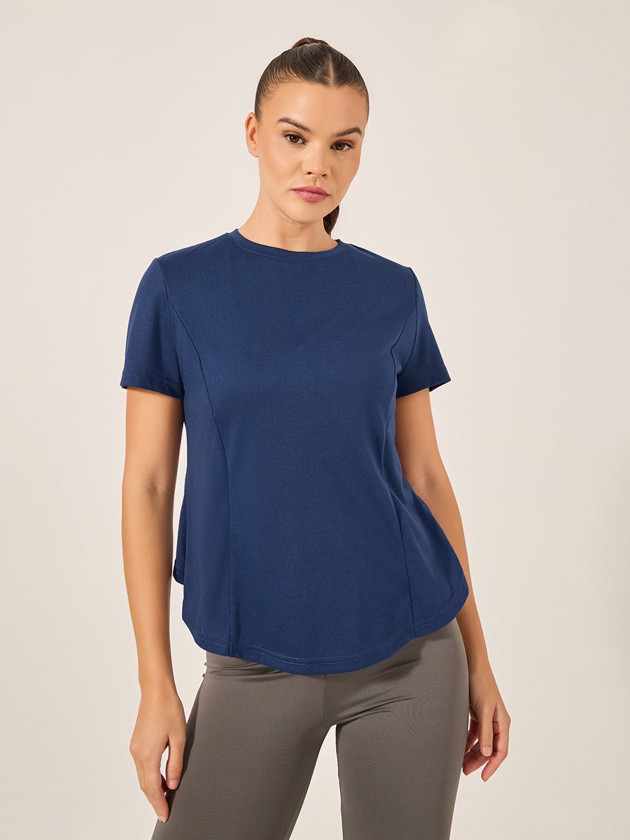 Wrap Detail Short Sleeve Top