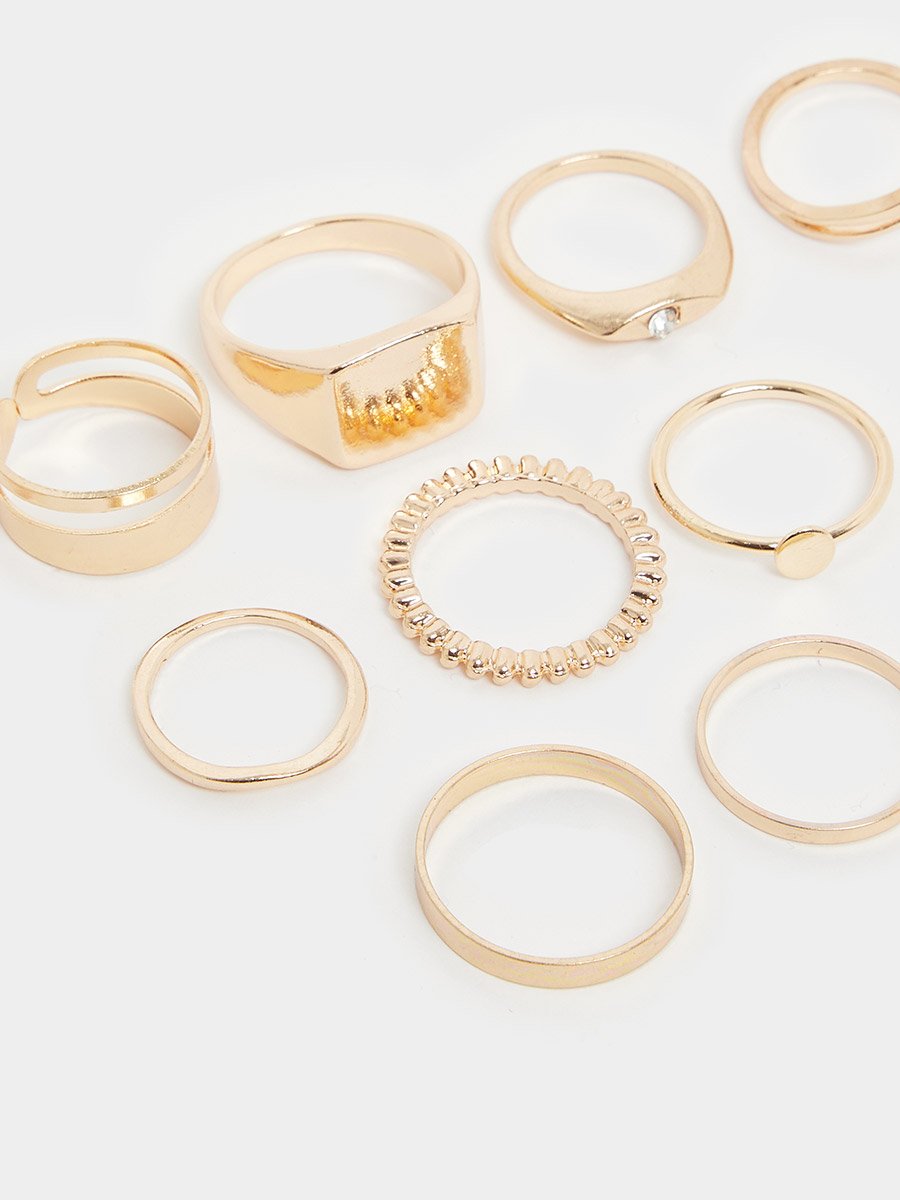 Set of 10 - Assorted Rings