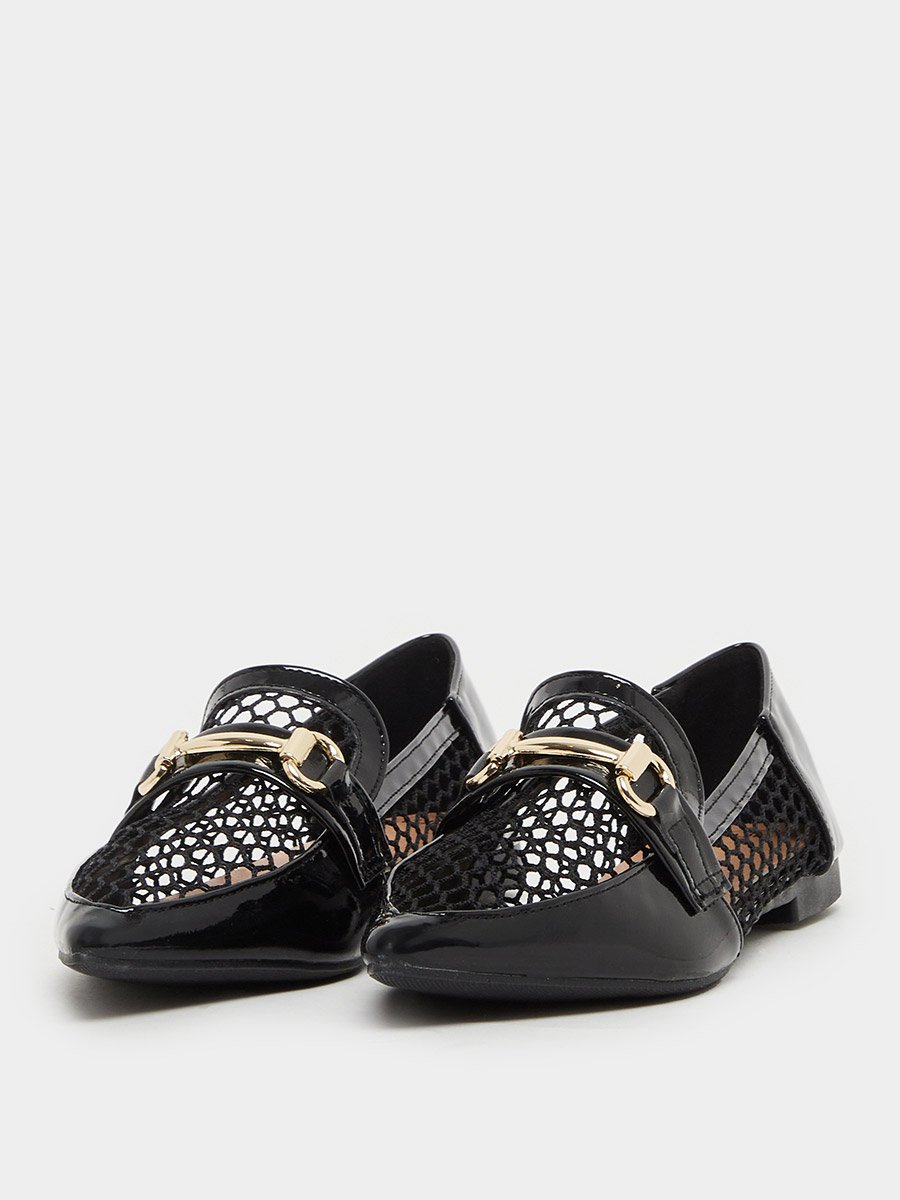 Pointed Toe Mesh Flat Shoes
