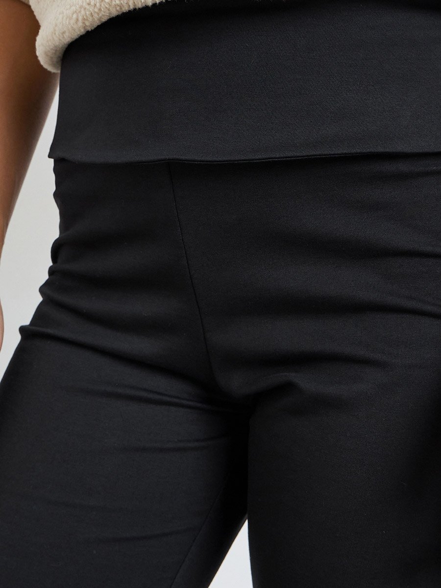 Elasticated Broad Waistband Flared Pants
