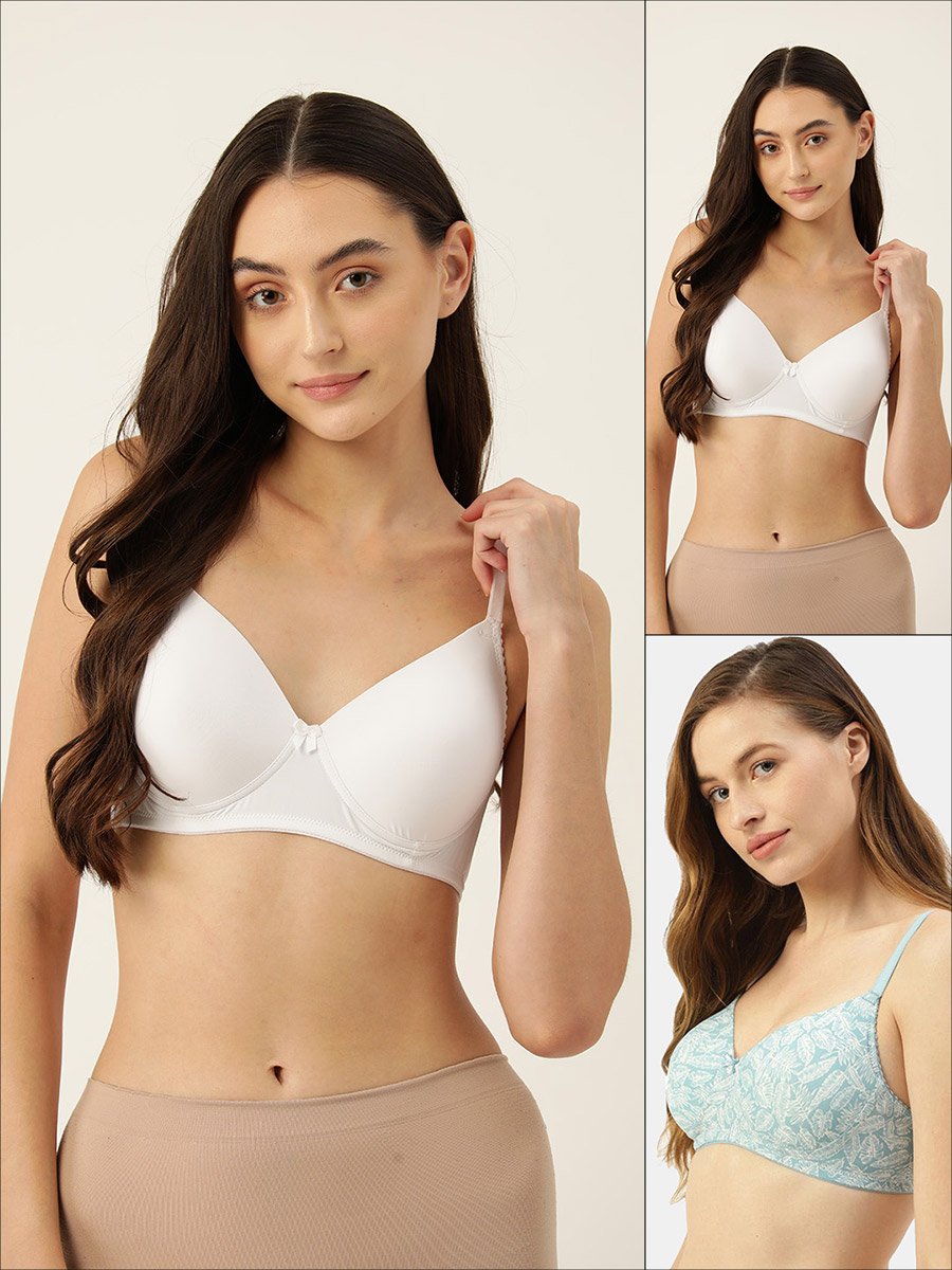 Pack of 2 - Padded Non-Wired T-Shirt Bra