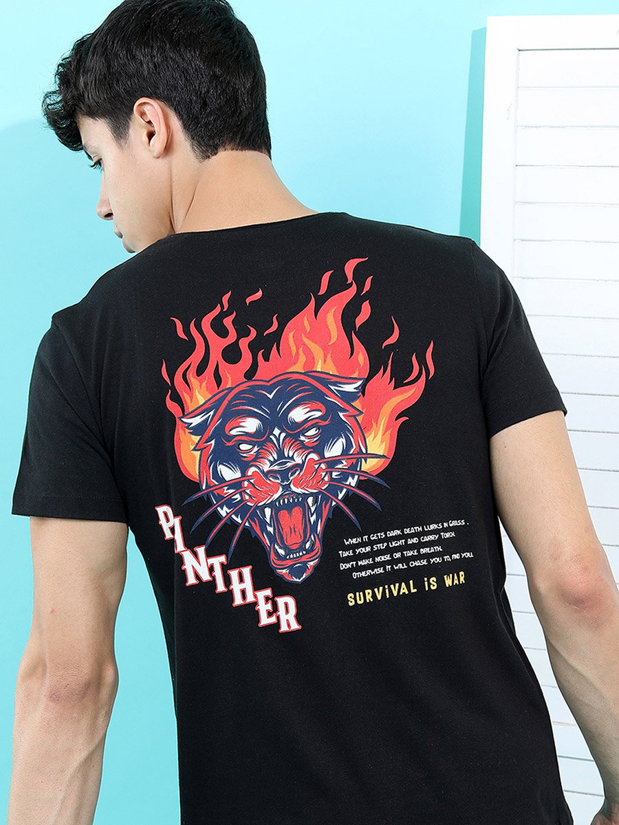 Graphic Print Slim Fit T-Shirt