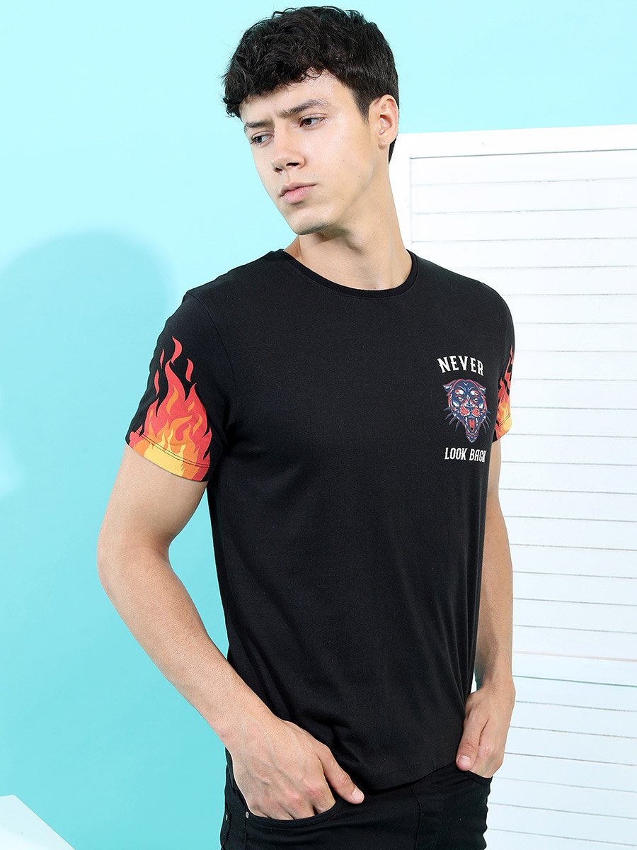 Graphic Print Slim Fit T-Shirt