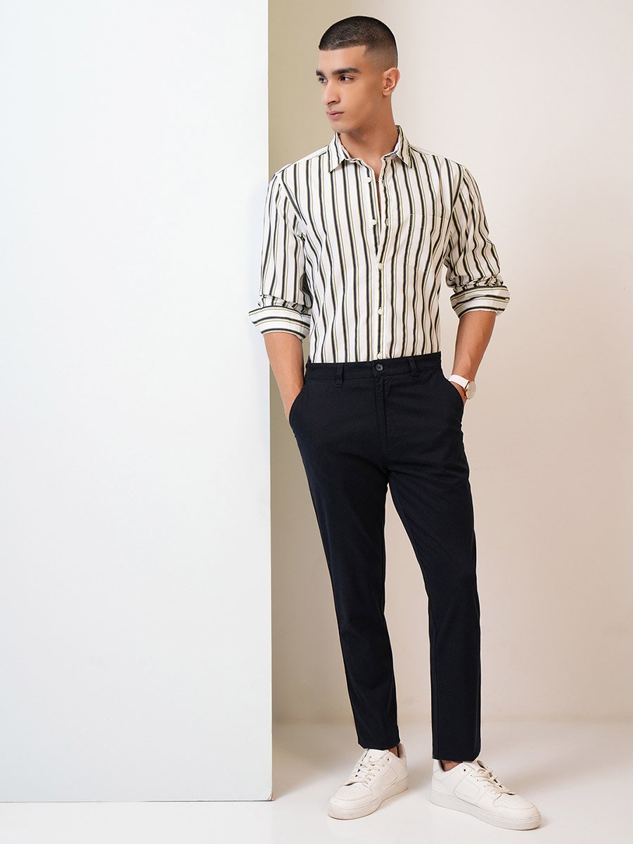 Mid Rise Slim Fit Chino Trousers
