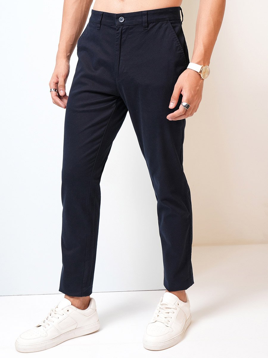 Mid Rise Slim Fit Chino Trousers