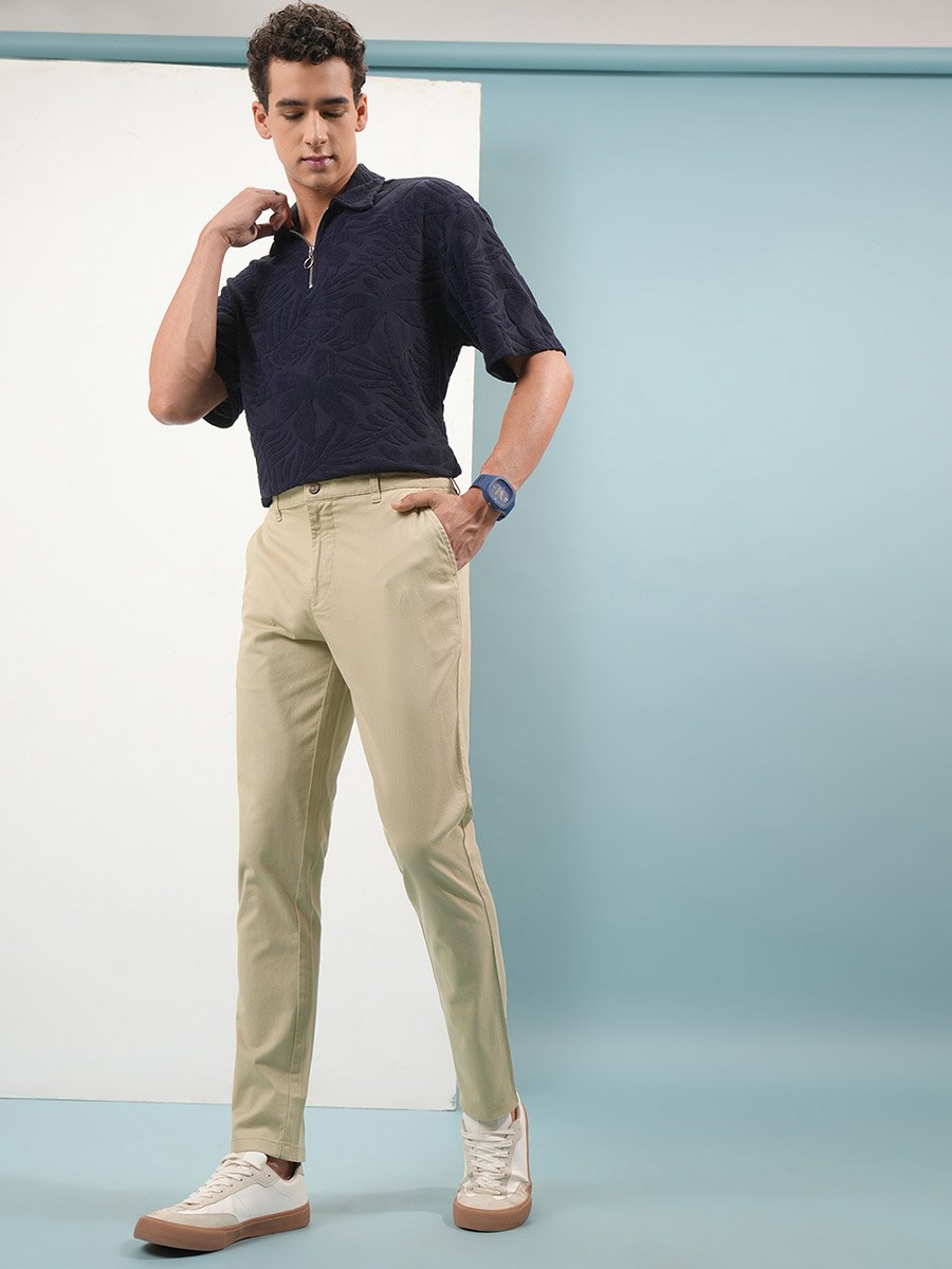 Mid Rise Regular Fit Chino Trousers