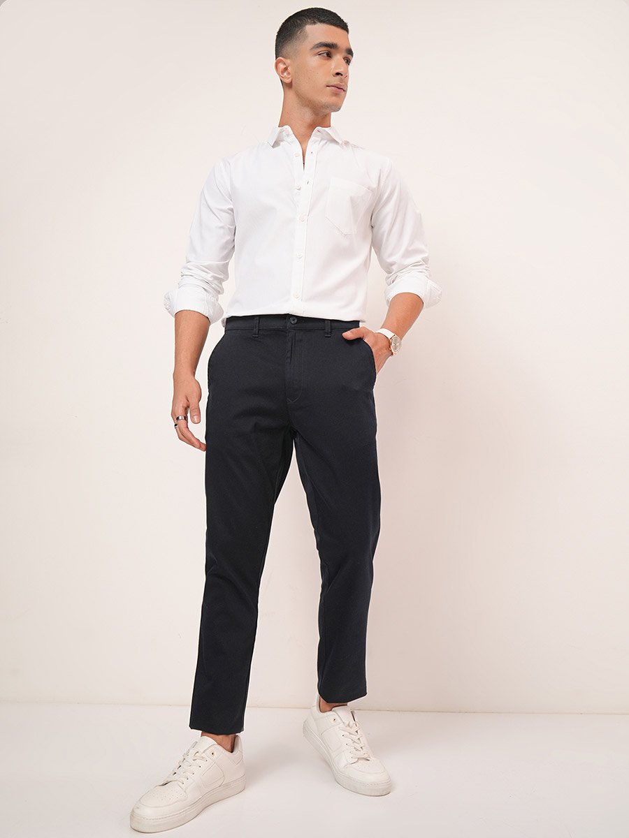 Mid Rise Regular Fit Chino Trousers