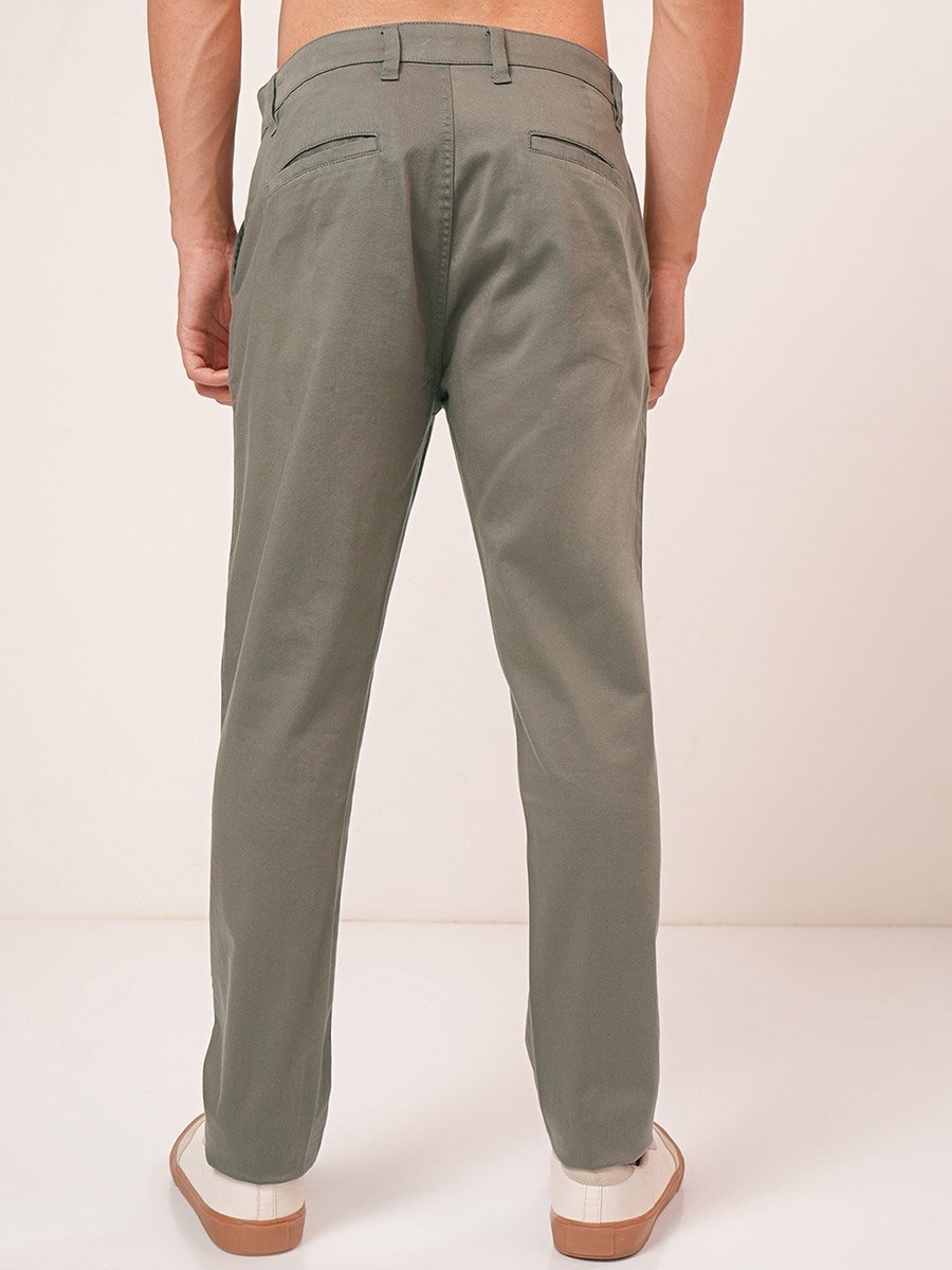 Mid Rise Regular Fit Chino Trousers