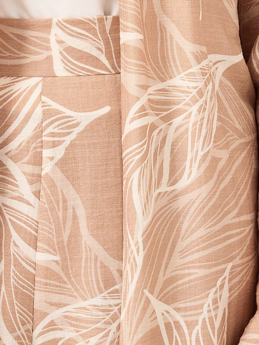 Floral Print Kimono and Wide Leg Trousers Co-Ords
