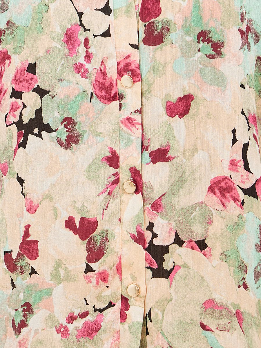 Floral Print Regular Fit Shirt