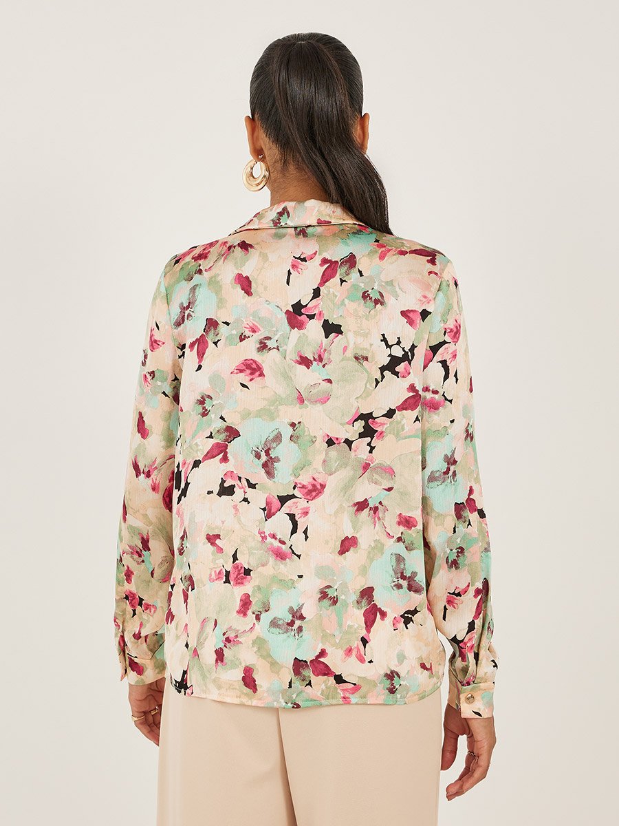 Floral Print Regular Fit Shirt