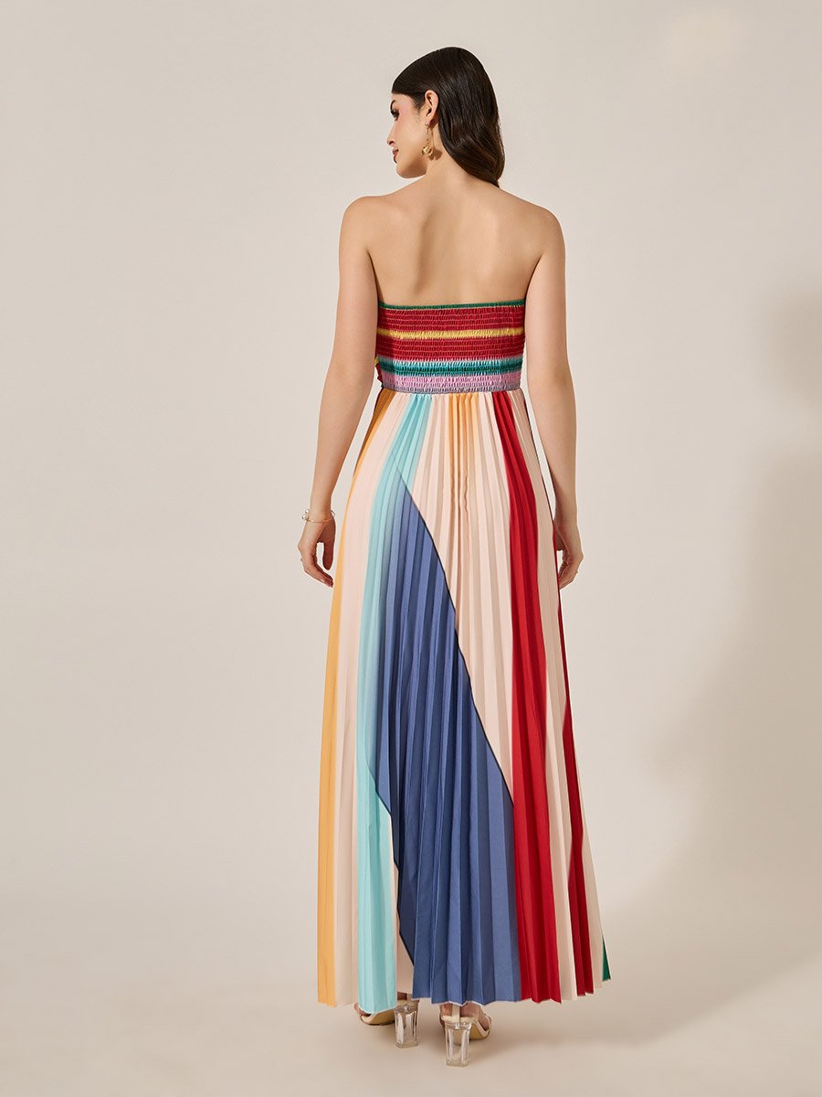chinese dress ladies Chic Reveal Color Block Dress Curves – Impressions Outlet main image 1