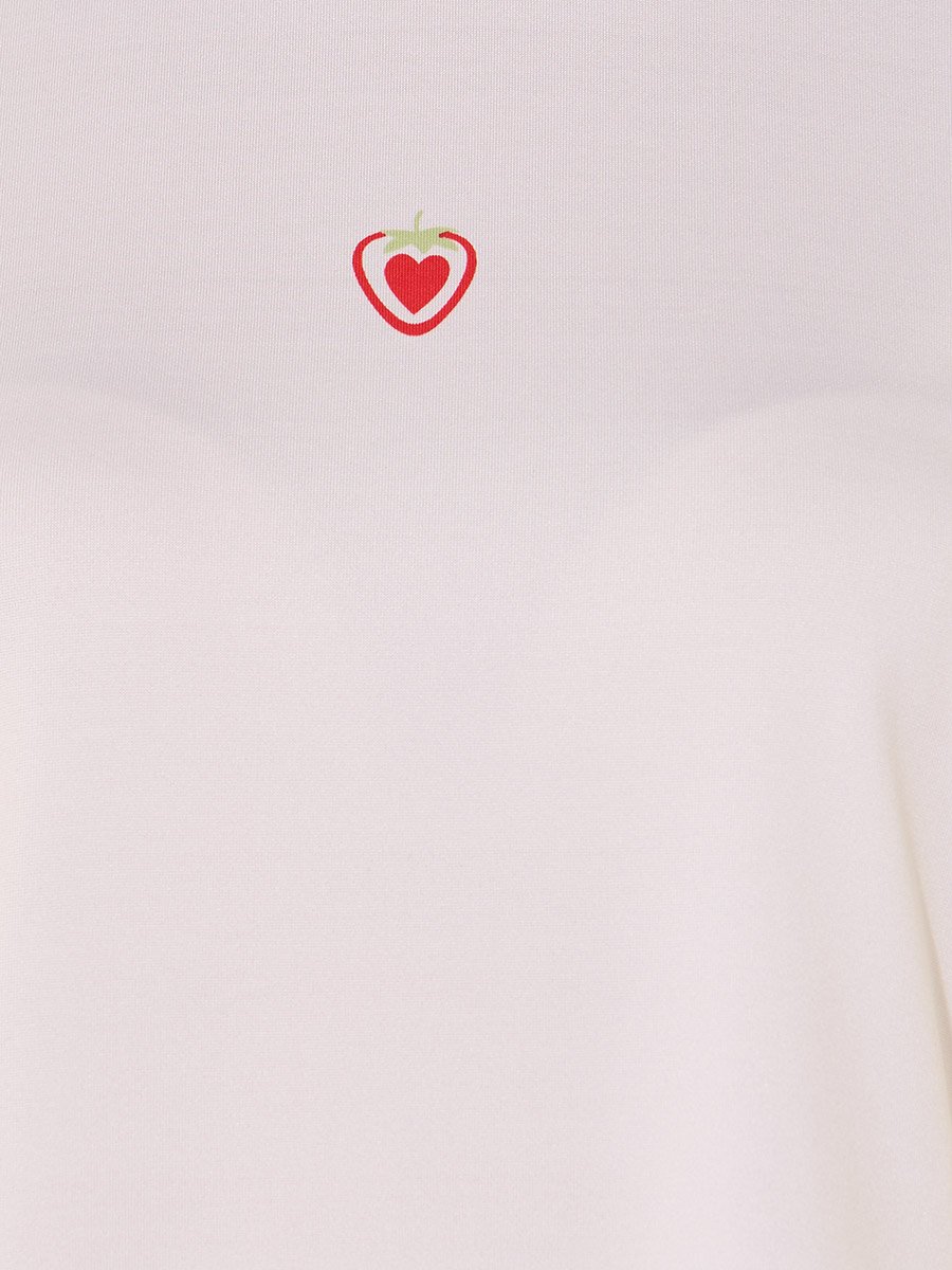 Heart Print Regular Fit T-Shirt and Pyjama Pants Set