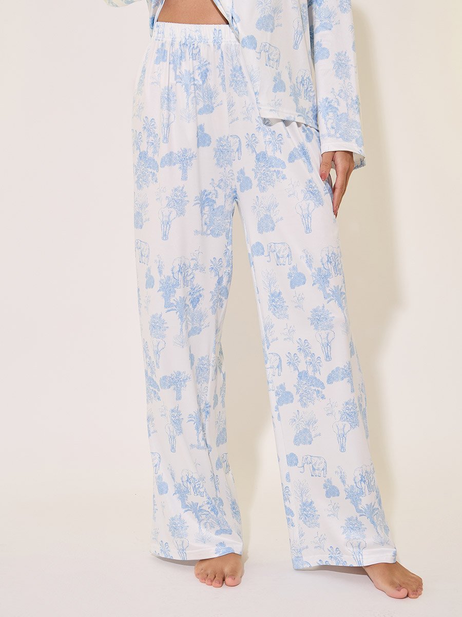 All-Over Print Shirt and Pyjama Set