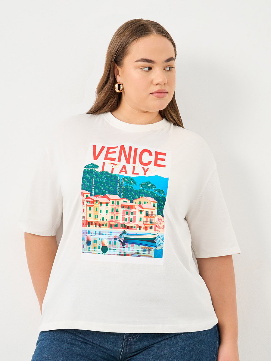 Plus Size Venice Italy Graphic T-Shirt