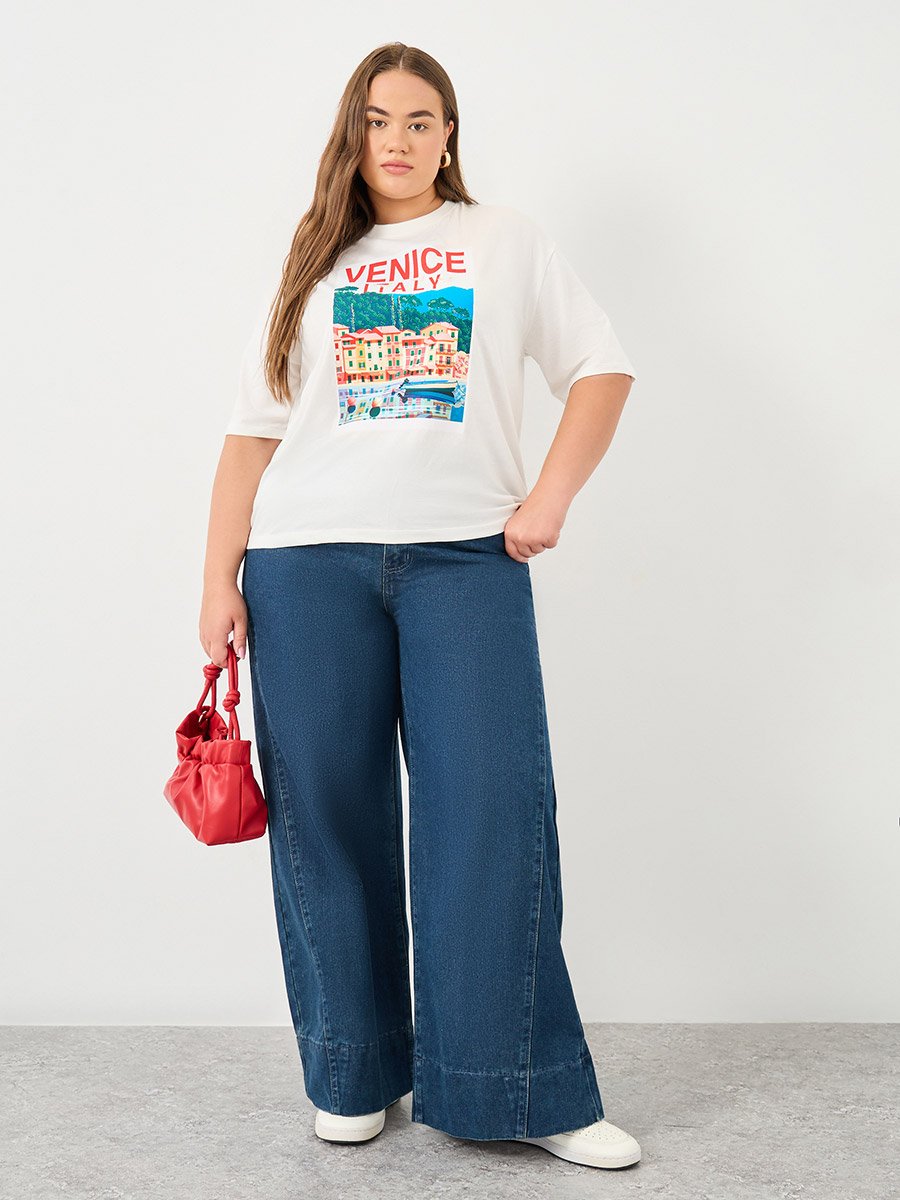 Plus Size Venice Italy Graphic T-Shirt