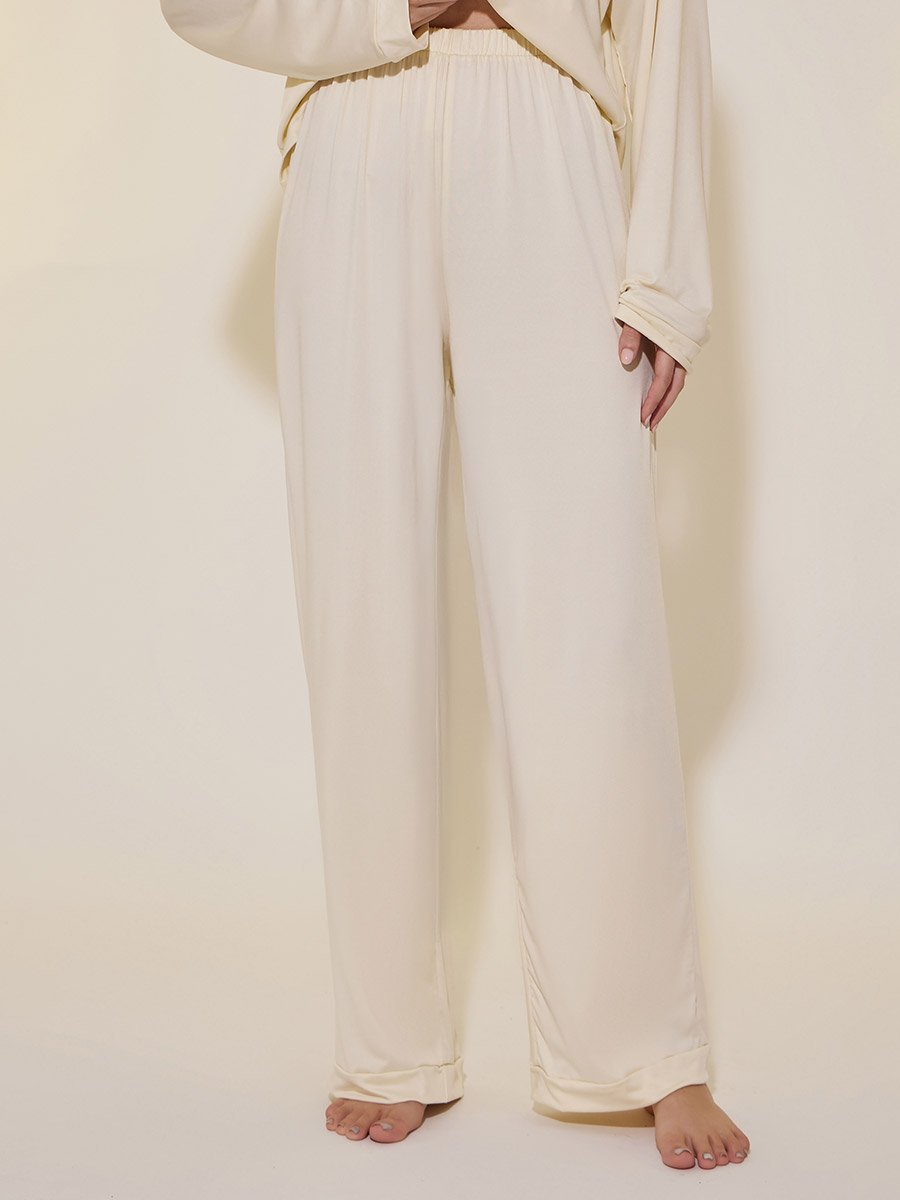 Solid Pocket Detail Shirt and Straight Pants